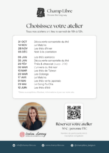 Programme ateliers saison 2026-2027 Programme ateliers saison 2026-2027